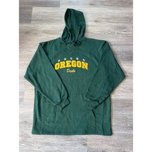 Vintage Oregon Ducks Green Hoodie L Pullover Sweatshirt U3